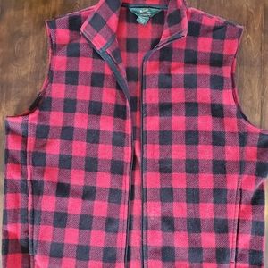 Mens Woolrich buffalo plaid vest